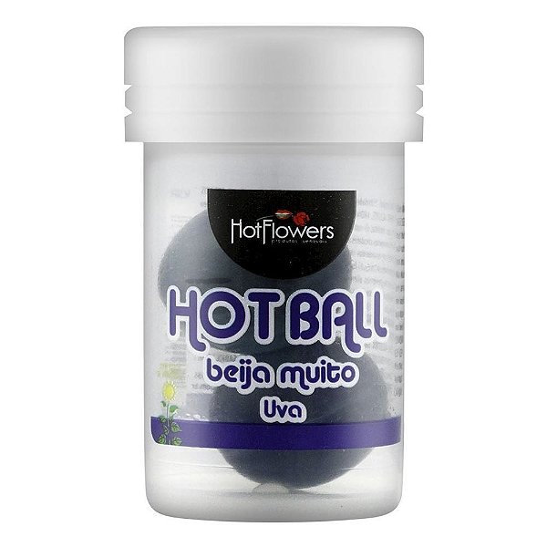 Bolinha Hot Ball Beijável Uva 2uni