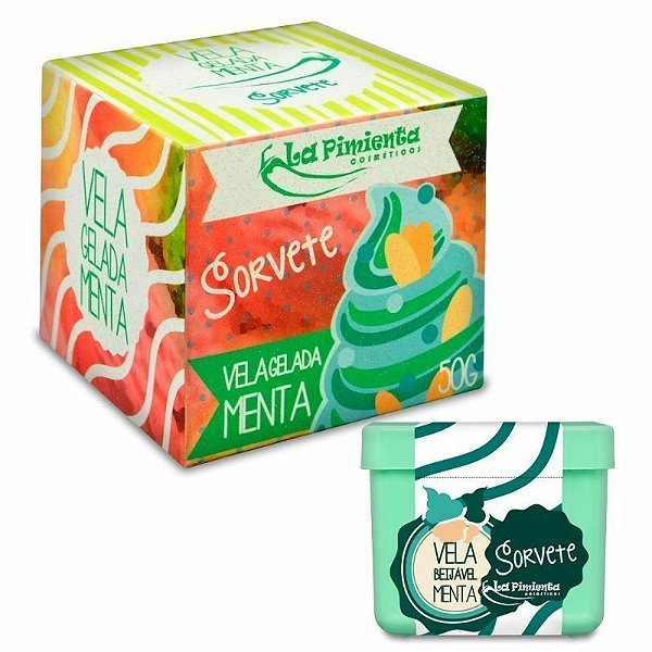 Vela Para Massagem La Pimenta Beijável Menta 50g
