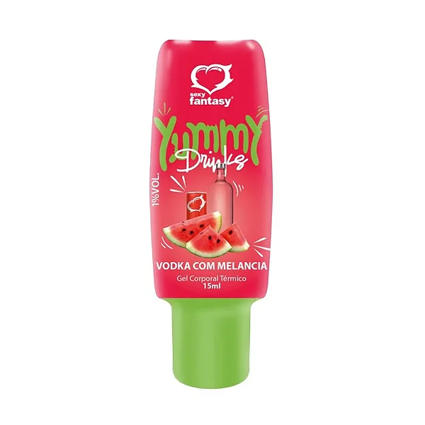 Yummy Gel Comestível Vodka x Melancia 15ml