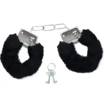 Algema Metal Pelúcia Preta
