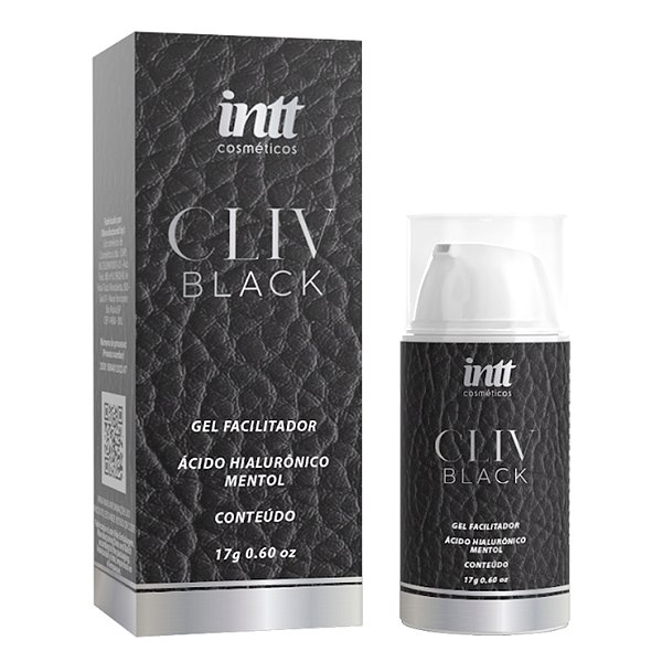 Cliv Dessensibilizante Anal Black Beijável Menta e Ácido Hialurônico Ed.