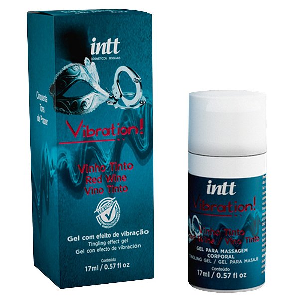 Vibration Gel Excitante Vinho Tinto Unissex