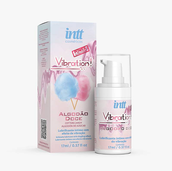 Vibration Gel Excitante Algodão Doce Unissex