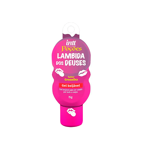 Poção Lambida dos Deuses Excitante Aquece Beijável Groselha 15g