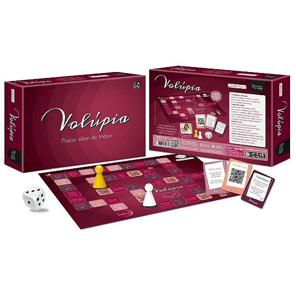 Jogo Tabuleiro Casal Volúpia Diversão ao Cubo