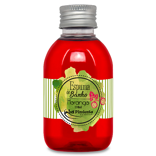Espuma de Banho Morango 110ml La Pimienta