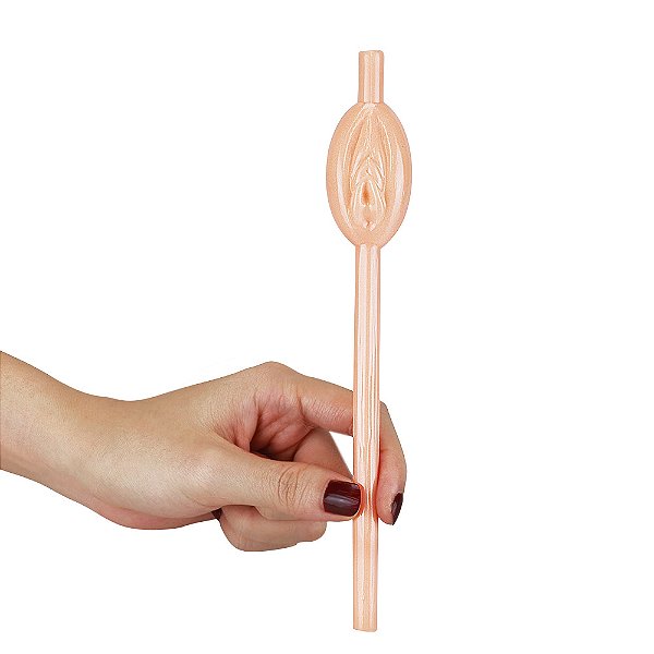 Canudo Vagina Realista 1 Unidade