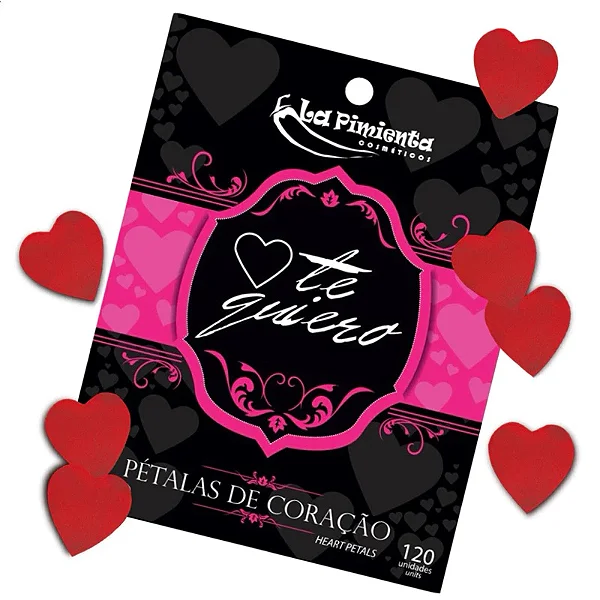 Pétalas Coração Vermelho 129uni