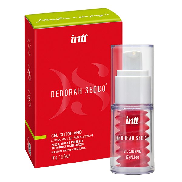 Gel Clitoriano Deborah Secco + INTT – Vibração, Pulsação e Aquecimento Beijável
