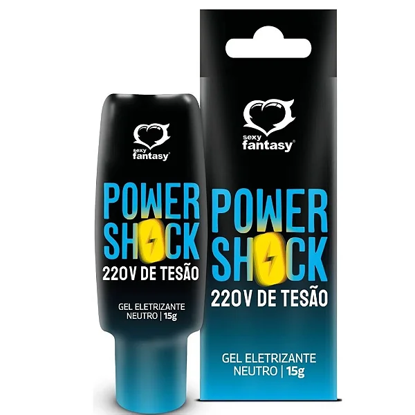 Power Shock 220V Tesão Gel Eletrizante
