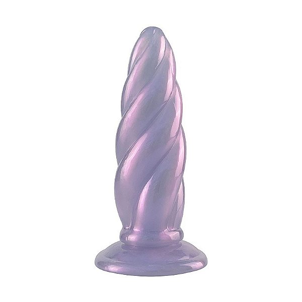 Plug Anal Chifre de Unicórnio Roxo 14cm