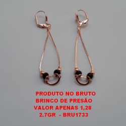 BRINCO NO BRUTO PRONTO PARA O BANHO PESO 2,7GR COM PEDRINHAS DE PORCELANA REF.BRU1733