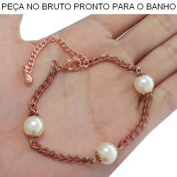 PULSEIRA NO BRUTO PRONTO PARA O BANHO JÁ NO COBRE TAMANHO APROXIMADO:18CM+EXTENSOR 7,9GR REF:BRU1068