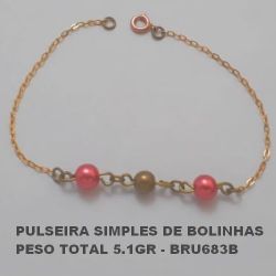 PULSEIRA NO BRUTO PRONTO PARA O BANHO MEDINDO 18CM PESO TOTAL DE 1.6GR REF.BRU1983