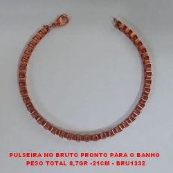 PULSEIRA NO BRUTO PRONTO PARA O BANHO  PESO TOTAL 8,7GR -21CM - BRU1332