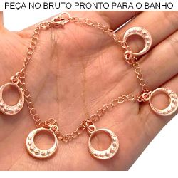 PULSEIRA NO BRUTO PRONTO PARA O BANHO JA NO COBRE 2,4GR TAMANHO APROXIMADO:21CM REF:BRU2020
