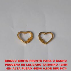BRINCO BRUTO PRONTO PARA O BANHO ( PALAVRA MÃE )  PEQUENO DE LELICADO TAMANHO 12MM PESO 0,9GR BRU1874