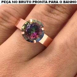 ANEL NO BRUTO JA BANHADO NO COBRE PRONTO PARA O BANHO AJUSTÁVEL 3GR REF.BRU1333