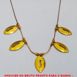 SHOCKER NO BRUTO PRONTO PARA O BANHO -  SHOCKER COM PENDURICALHOS DE ''FOLHAS'' -  TAMANHO:41,0CM - PESO:5,0GR - BRU3857