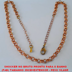 SHOCKER NO BRUTO PRONTO PARA O BANHO (FAB) TAMANHO 35CM+EXTENSOR - PESO 10,4GR  COM FECHO LASGOSTA - BRU0283