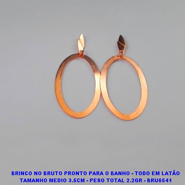 BRINCO NO BRUTO PRONTO PARA O BANHO - TODO EM LATÃO TAMANHO MEDIO 3.5CM - PESO TOTAL 2.2GR - BRU6541