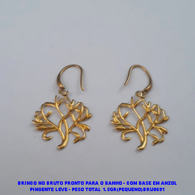 BRINCO NO BRUTO PRONTO PARA O BANHO - COM BASE EM ANZOL PINGENTE LEVE(POTE) - PESO TOTAL 1.5GR(PEQUENO)BRU0691
