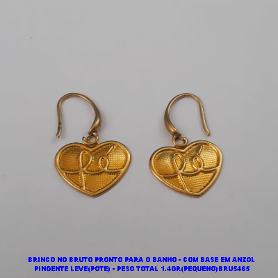 BRINCO NO BRUTO PRONTO PARA O BANHO - COM BASE EM ANZOL PINGENTE LEVE(POTE) - PESO TOTAL 1.4GR(PEQUENO)BRU5465