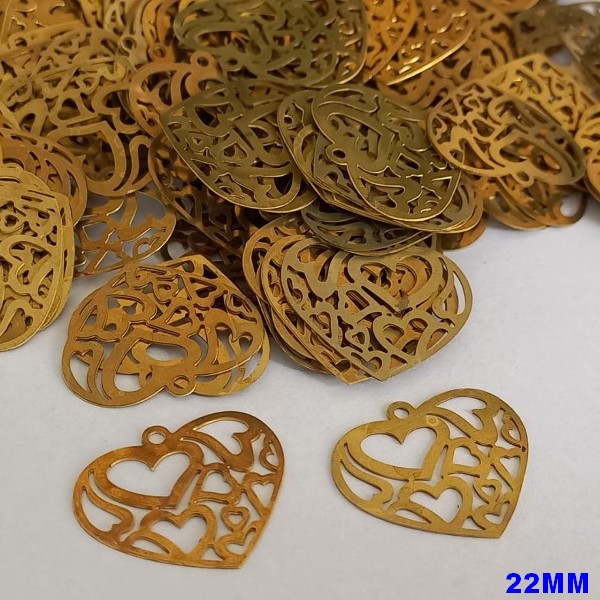 ACESSORIO NO BRUTO PRONTO PARA O BANHO -PINGENTE EM FOTOCORROSÃO-TAMANHO 22MM(2,2CM) - PESO TOTAL 10,7GR(PEÇA VENDIDA POR UNIDADE - BRU000293