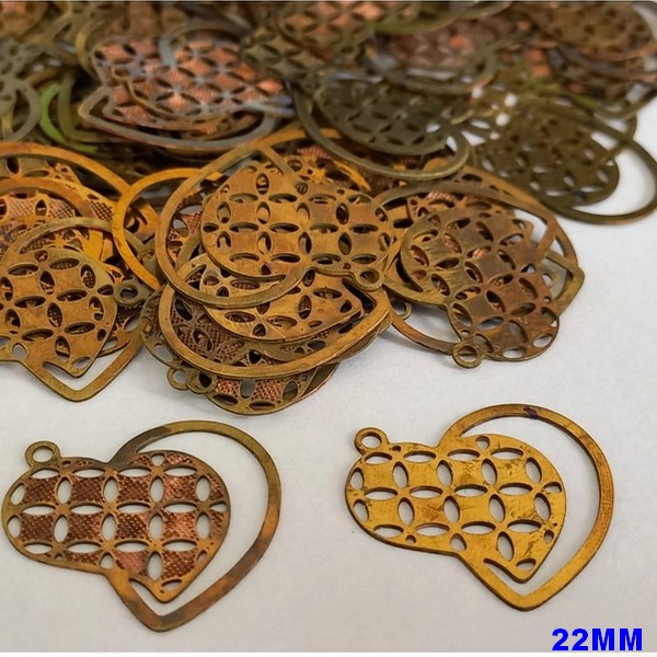 ACESSORIO NO BRUTO PRONTO PARA O BANHO(CX53) -PINGENTE EM FOTOCORROSÃO-TAMANHO 22MM(2,2CMCM) - PESO TOTAL 0,5GR(PEÇA VENDIDA POR UNIDADE - BRU000297