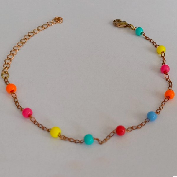 PULSEIRA NO BRUTO PRONTO PARA O BANHO - TAMANHO 18CM(COR DO VERÃO)PESO TOTAL 2.5GR - BRU5614