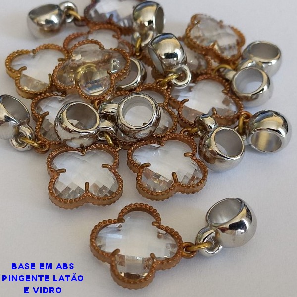 ACESSORIO NO BRUTO PRONTO PARA O BANHO(van cleef) - BERLOQUE PARA PULSEIRA SIMILAR A PANDORA(PEÇA VENDIDA POR UNIDADE) - PESO 2,1GR - BRU000335B