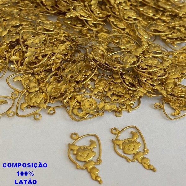 ACESSÓRIO BRUTO PRONTO PARA BANHO -  (V3675) MENINA PULANDO CORDA VENDIDA POR UNIDADE COMPOSIÇÃO LATÃO - PESO 0,4GR - TAMANHO 20MM BRU000657