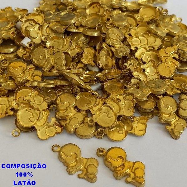 ACESSÓRIO BRUTO PRONTO PARA BANHO (CX19)-  (V2345)BEBÊ VENDIDA POR UNIDADE COMPOSIÇÃO LATÃO - PESO 0,5GR - TAMANHO 18MM BRU000662