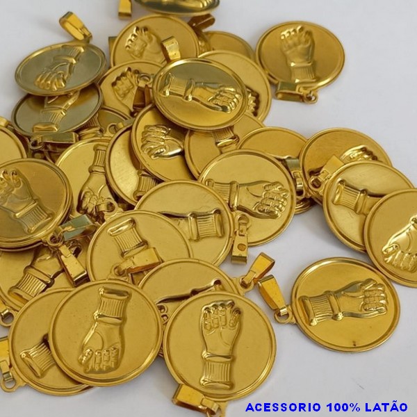 ACESSÓRIO BRUTO PRONTO PARA BANHO(CX77) - VENDIDA POR UNIDADE COMPOSIÇÃO LATÃO (505) REDONDO C/ FIGA 20MM- PESO TOTAL 2,1GR - BRU000738