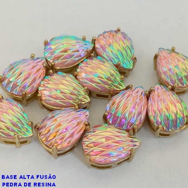 ACESSORIO NO BRUTO PRONTO PARA O BANHO  COM BASE EM (ALTA FUSÃO )TAMANHO 10X14 - "RESINA ACRILICA" PESO TOTAL 1,0GR - BRU000783