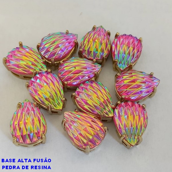 ACESSORIO NO BRUTO PRONTO PARA O BANHO  COM BASE EM (ALTA FUSÃO )TAMANHO 10X14 - "RESINA ACRILICA" PESO TOTAL 1,0GR - BRU000784