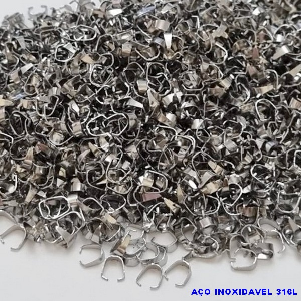 ACESSÓRIO EM AÇO INOXIDÁVEL 316L - CONTRA ARGOLA TAMANHO 6MM COMPOSIÇÃO 100% AÇO INOXIDÁVEL - AÇO453