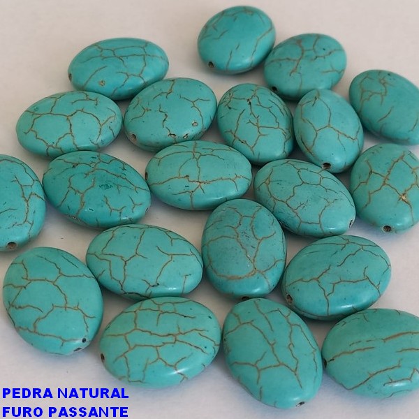 ACESSORIO NO BRUTO PRONTO PARA O BANHO -(PESO 2,9GR) PEDRA NATURAL TAMANHO 18MM (FURO PASSANTE)(VENDIDA POR UNIDADE)BRU000893