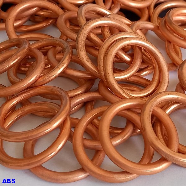 ACESSÓRIO BRUTO PRONTO PARA O BANHO (CX12) - ARGOLA ABS TAMANHO 39MM -( VENDA POR UNIDADE) PESO 2,1GR - BRU000894