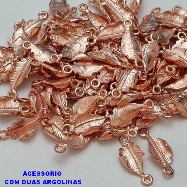 ACESSORIO  NO BRUTO PRONTO PARA O BANHO - FOLHA - PESO TOTAL 0,6GR -TAMANHO 20MM BRU000897