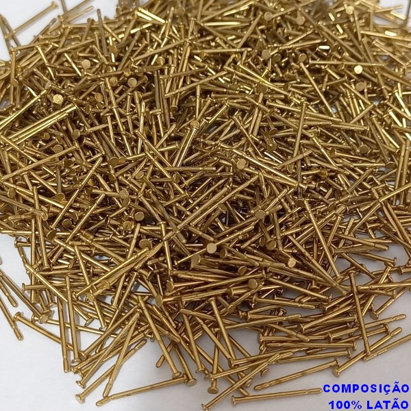 ACESSORIO PINO PARA SOLDA - TAMANHO 0,7X12MM - COMPOSIÇAO 100% LATÃO - VENDIDO POR UNIDADE  - BRU000912