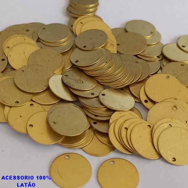 ACESSÓRIO NO BRUTO PRONTO PARA O BANHO (CX16) -ARGOLINHA COM UM FURO(PEÇA PARA GRAVAÇÃO) -(V407) TAMANHO 12MM - PESO TOTAL 0,4GR -BRU000965