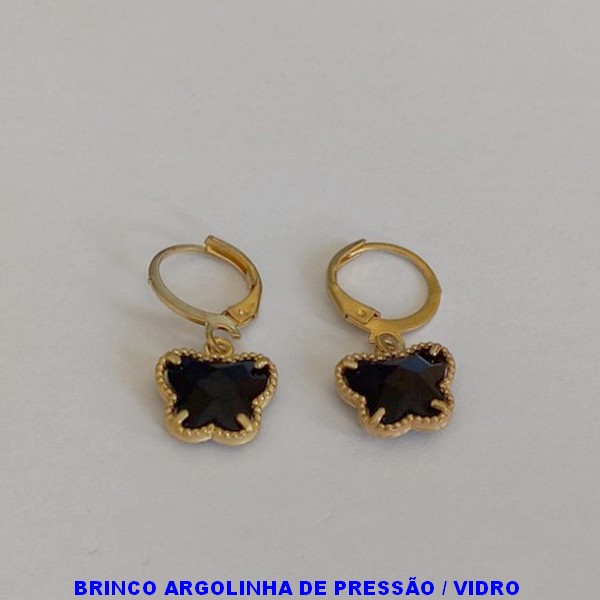 BRINCO NO BRUTO PRONTO PARA BANHO  - BASE  ARGOLINHA DE PRESSÃO  - PINGENTE VAN CLEFF DE CORAÇÃO - PESO TOTAL 2,4GR - (PINGENTE TAMANHO 12MM - BRU2431A