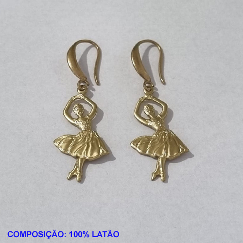 BRINCO BRUTO PRONTO PARA BANHO BASE ANZOL (479) BAILARINA 25MM- PESO TOTAL 2,4GR - BRU001055A
