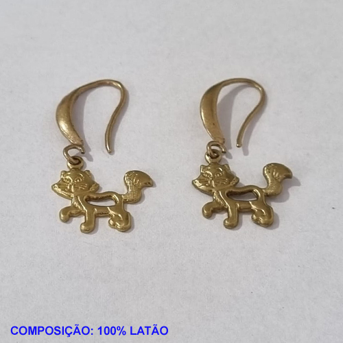 BRINCO BRUTO PRONTO PARA BANHO BASE ANZOL (2007) GATO VAZADO 16MM- PESO TOTAL 1,8GR - BRU001075A