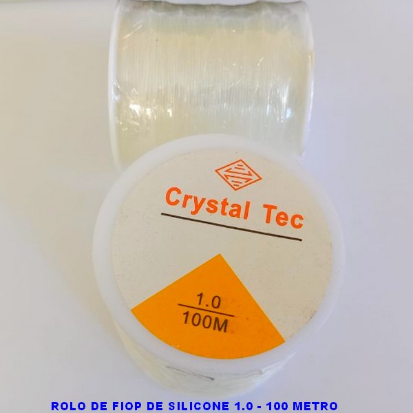 FIO DE SELICONECRYSTAL TEC ( 1.0) ROLO COM 100 METRO - BRU1000B