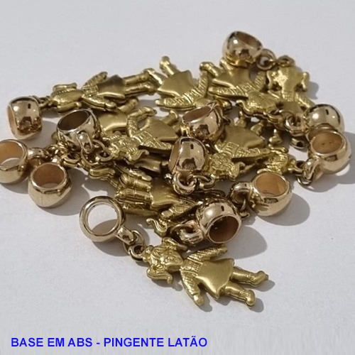 ACESSÓRIO NO BRUTO PRONTO PARA O BANHO(160) PINGENTE MENINA DUPLA 20MM - BERLOQUE PARA PULSEIRA SIMILAR A PANDORA(PEÇA VENDIDA POR UNIDADE) - SEPARADOR ABS  PESO 1,2GR - BRU001036