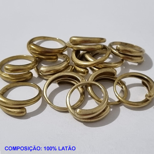 ANEL NO BRUTO PRONTO PARA O BANHO - ANEL LARGURA 9MM PESO TOTAL 3,4GR - ANEL000182