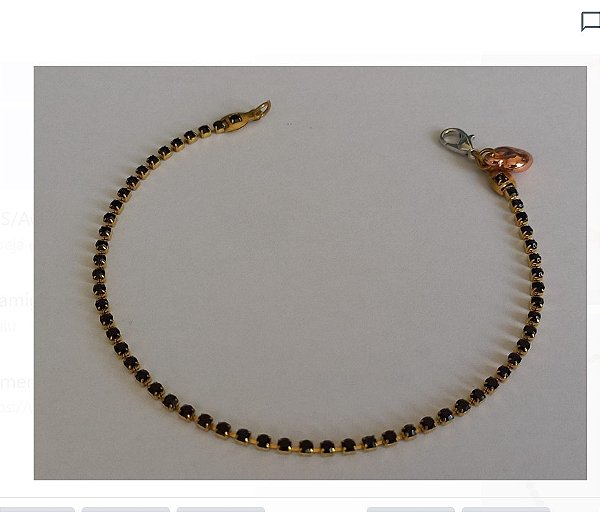 PULSEIRA NO BRUTO PRONTO PARA O NANHO  - SIMPLES E DELICADA - TAMANHO 18CM - PESO 2.0GR - BRU4776A