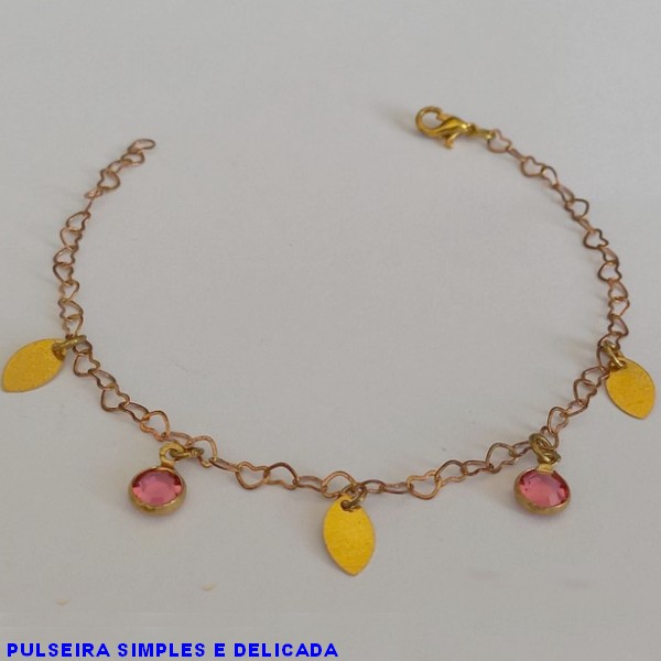 PULSEIRA NO BRUTO PRONTO PARA O BANHO -SIMPLES E DELICADA - TAMANHO 18CM -  PESO TOTAL 2.3GR - BRUBRU6382A